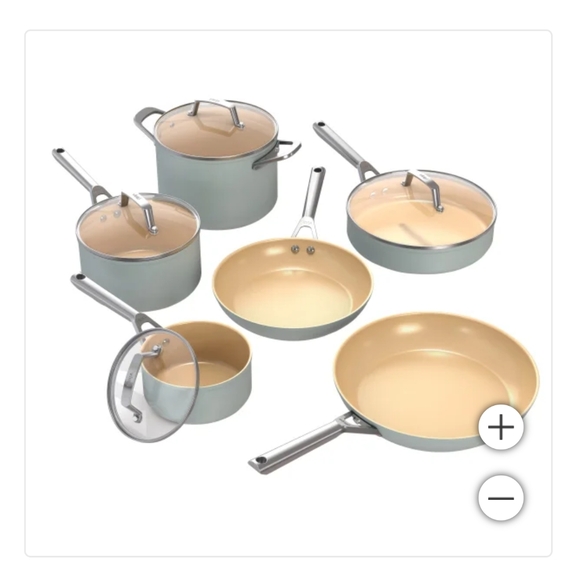 Ninja Other - Nwt🌻🌻Ninja Extended Life Ceramic Hard Anodized 10-piece Cookware Set